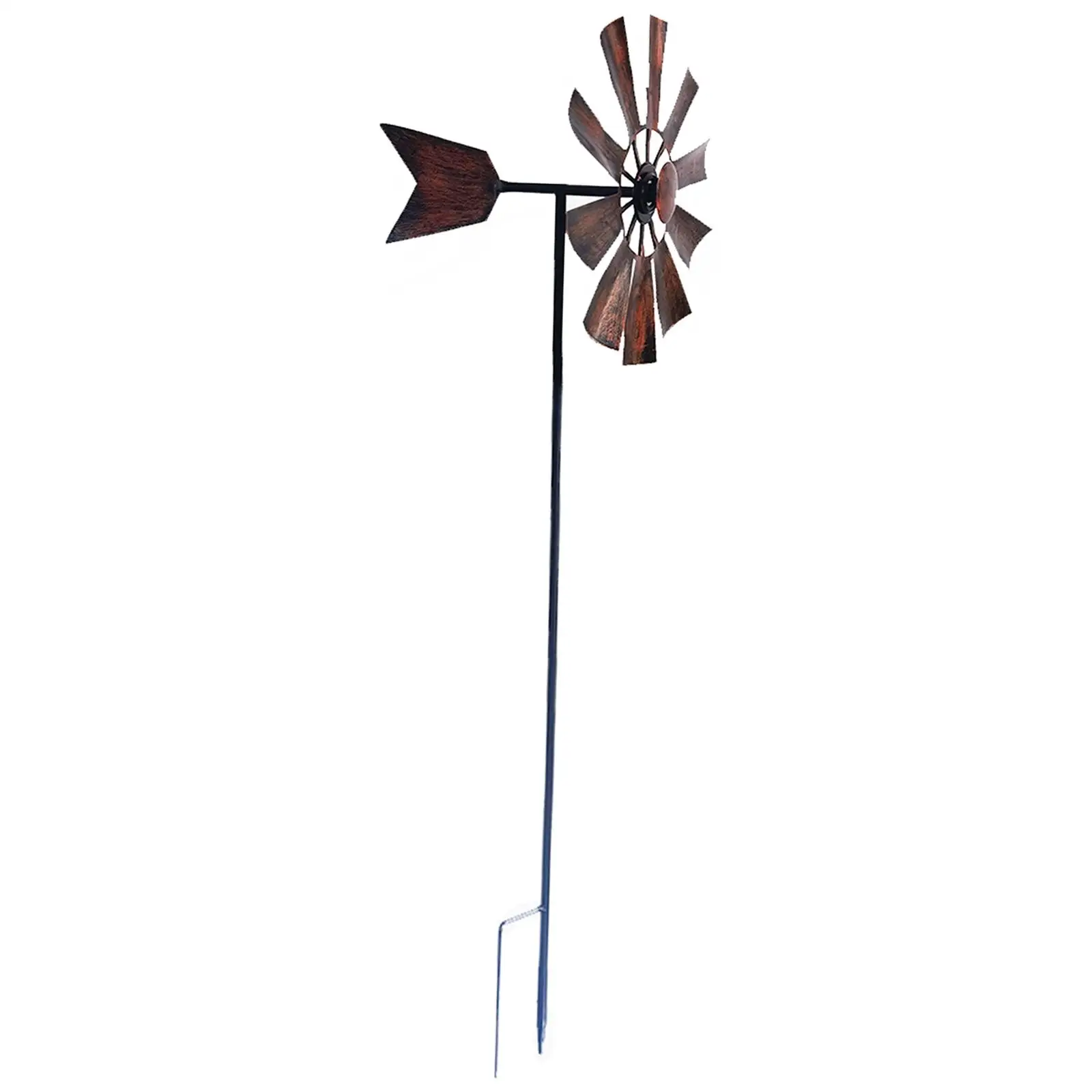 28in Kinetic Wind Spinner Wind Sculpture Metal Windmill Decorative Lawn Ornament Wind Mill for Outdoor Backyard Patio Yard Decor