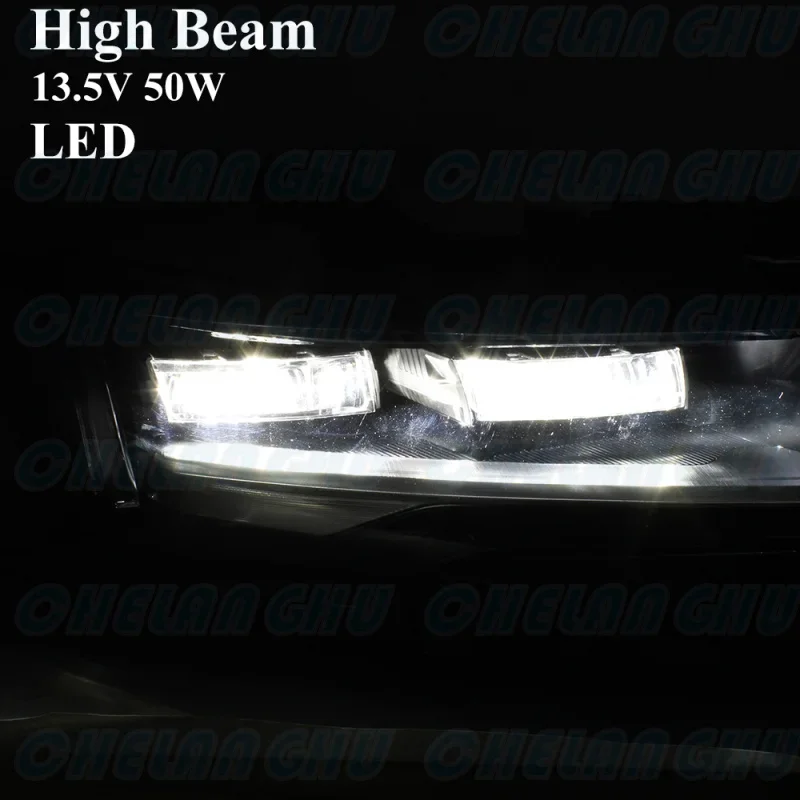 LED White HeadLight For Cadillac Escalade 2021 2022 2023 2024 1Pc Right Side Front HeadLamp DRL With LED Bulbs car accessories