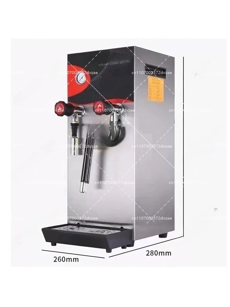 12L Electric Boiling Water Machine Commercial Milk Frother Steam Boiling Water Dual-purpose Machine Milk Foam Machine