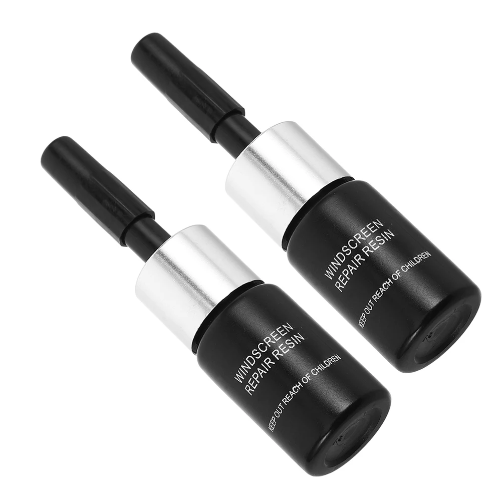 

2 pcs Glass Repair Liquid Windshield Crack Kit Car Glasses Plastic Fixer Restoration Solution Durability Assurance
