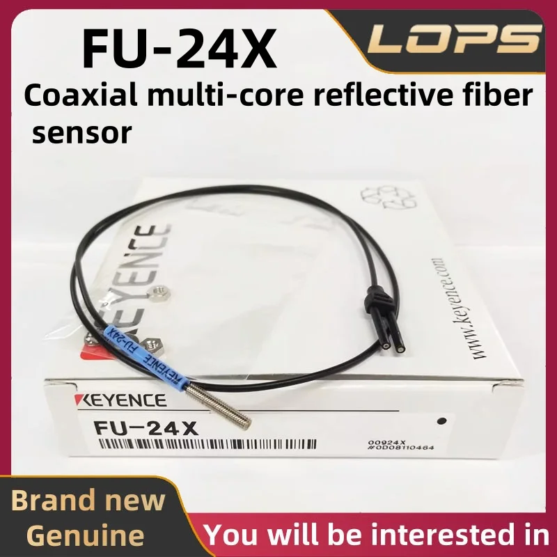 New Original FU-24X KEYENCE Coaxial multi-core reflective fiber sensor