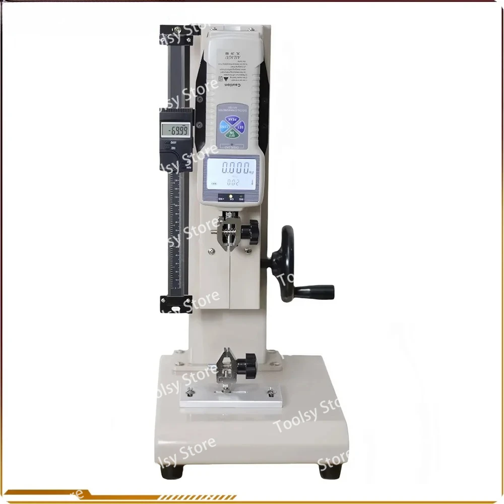 

Tensile Compression Testing Machine Test Bench Digital Display Push-pull Force Gauge Bracket Spiral Force Gauge Machine
