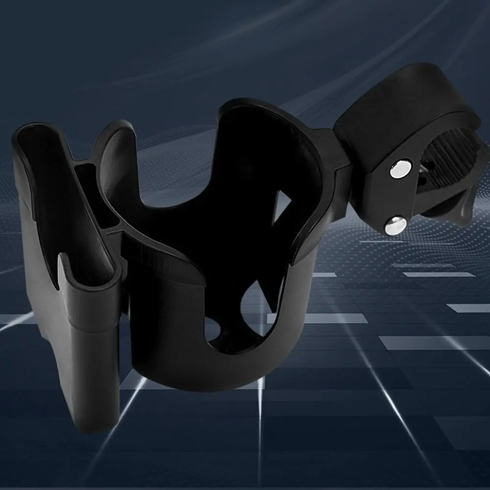 

Baby Stroller Water Cup Holder Baby Pram Anti-Slip Milk Bottle Rack Multi-function 360° Rotate Mobile Phone Holder