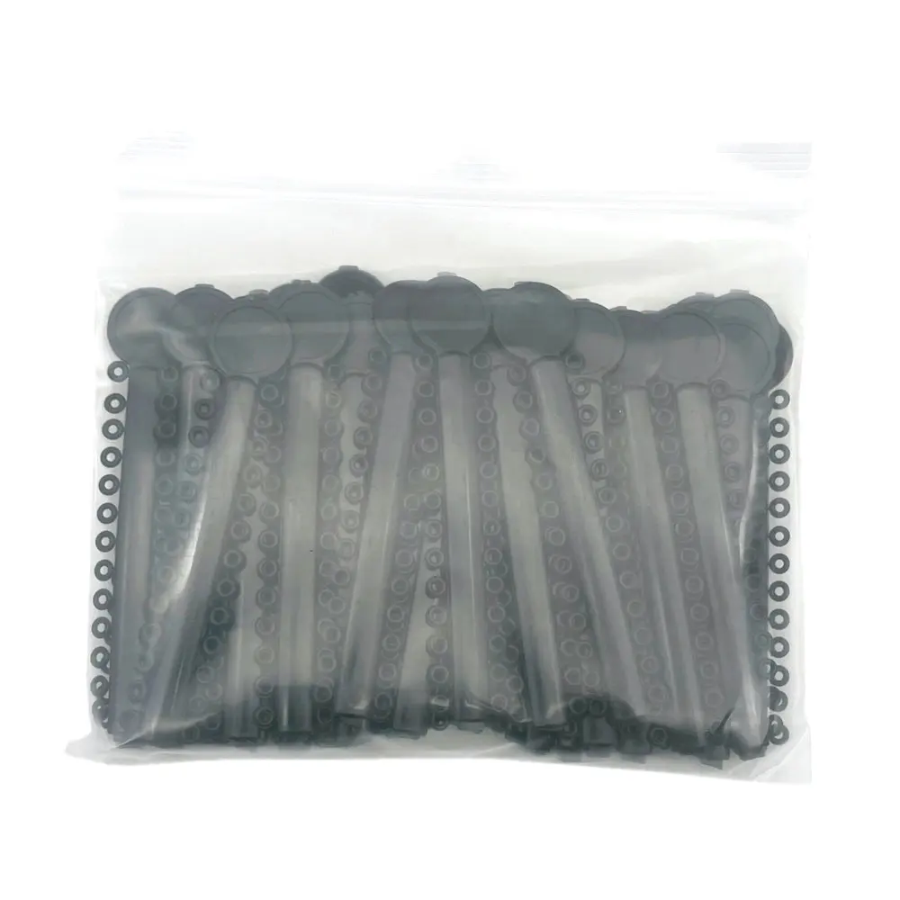 Dental Kieferorthopädische Ligatur Krawatten Dental Elastische Bänder für Klammern Zahnspangen Dental Ligatur Krawatte Dental Material