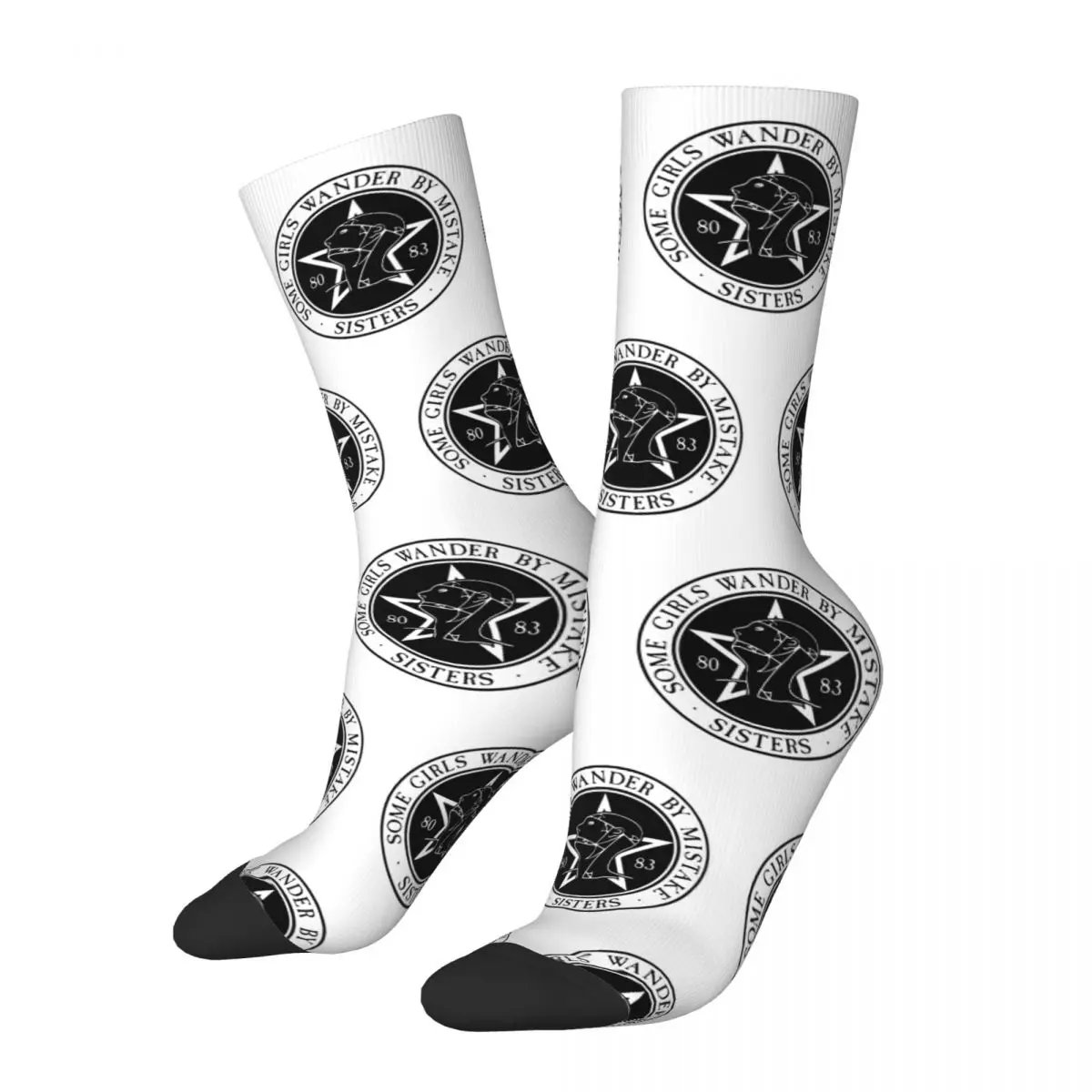 Harajuku Men Women Socks The Sisters Of Mercy Band Merch Super Soft Skateboard Dress Socks All Season