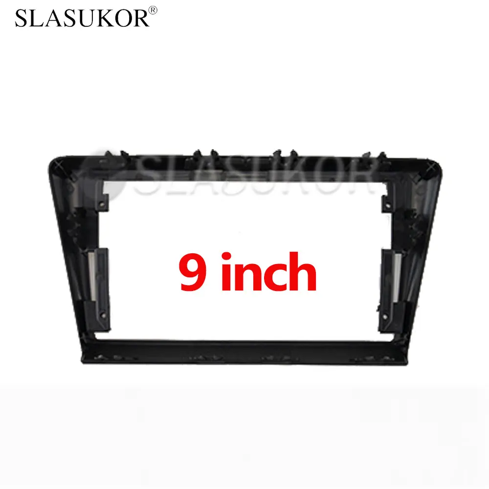 9 inch Car Frame Fascia Adapter For SKODA SPACEBACK 2013 Frame No Cable Android Radio Dash Fitting Panel Kit