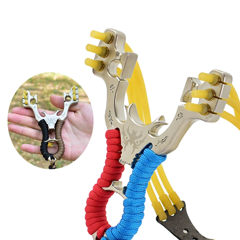 

New Hunting Slingshot with Wider Bow Head for Powerful Shooting, Outdoor Backyard Shooting Competition Toys