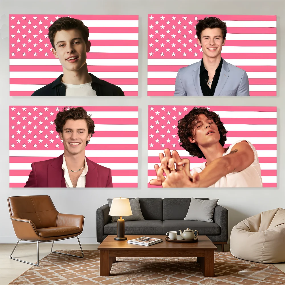 Singer Shawn Mendes flag Decorative Banners Suitable For Outdoor Camping Family Parties And Garden Walls Gift