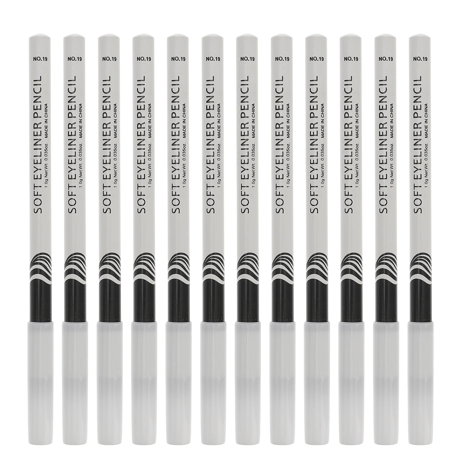 12 قطعة من أقلام تحديد العيون البيضاء المقاومة للماء، أداة مكياج متعددة الوظائف، قلم رصاص مقاوم للتلطخ يدوم طويلاً #2