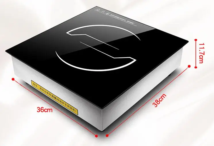 2025 New Commercial Induction Cooker 3500W Large Power Embedded Induction Cooker Commercial Kitchen Cooking Equipment PS-35