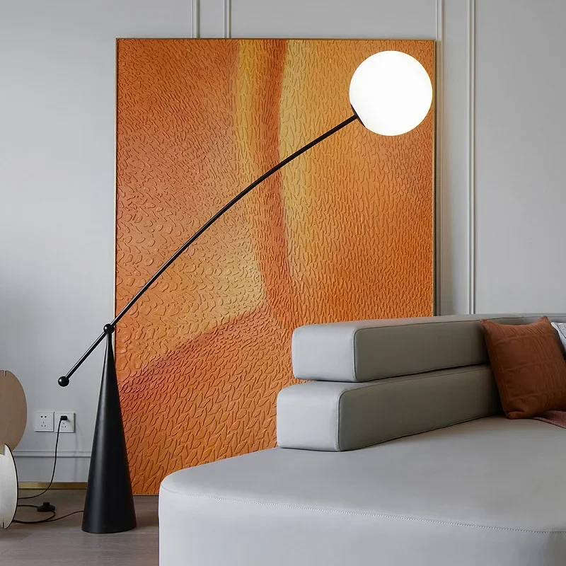 Floor lamp Bedroom modern and simple, villa decorative lamp