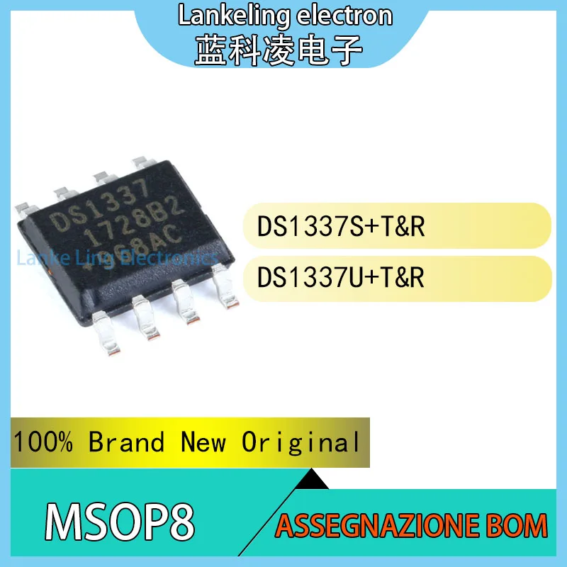 

(10PCS)DS1337S+T&R DS1337U+T&R DS1337S+ DS1337U+ 100% Brand New Original Chip IC MSOP8