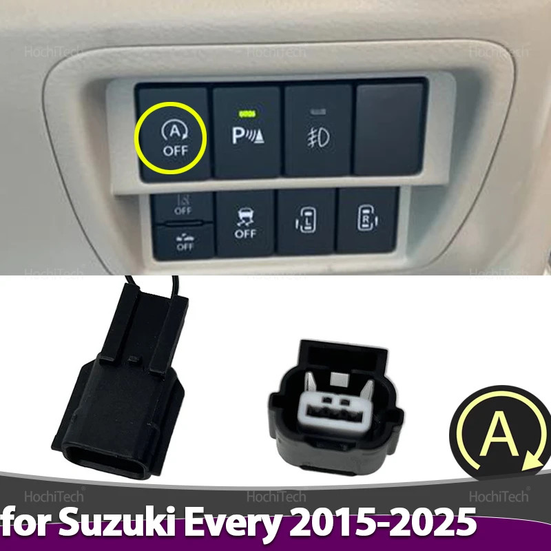 For Suzuki Every DA17V DA17W 2015 2016-2025 Automatic Default Start Stop Switch Car Stop Start Engine System Off Device Cable