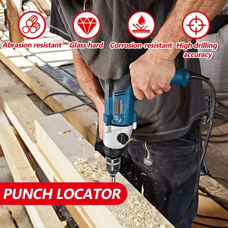 مع 3/4/5/6/7/8/9/10 مللي متر البطانات الحفر من الفولاذ المقاوم للصدأ ثقب مستقيم فتاحة المعونة الحفر العمودي ، طقم ثقب الجيب العمودي #5