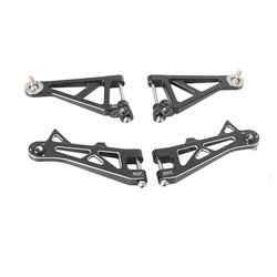 KYX Racing Aluminum Front Suspension Arm Set Upgrades Parts Accessories for 1/10 RC Car Tamiya Hotshot II