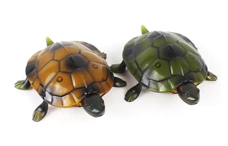 Truco electrónico para niños, juguete de simulación de sonido y luz, modelo de robot de tortuga, juguete de broma con control remoto, animal inteligente, regalo