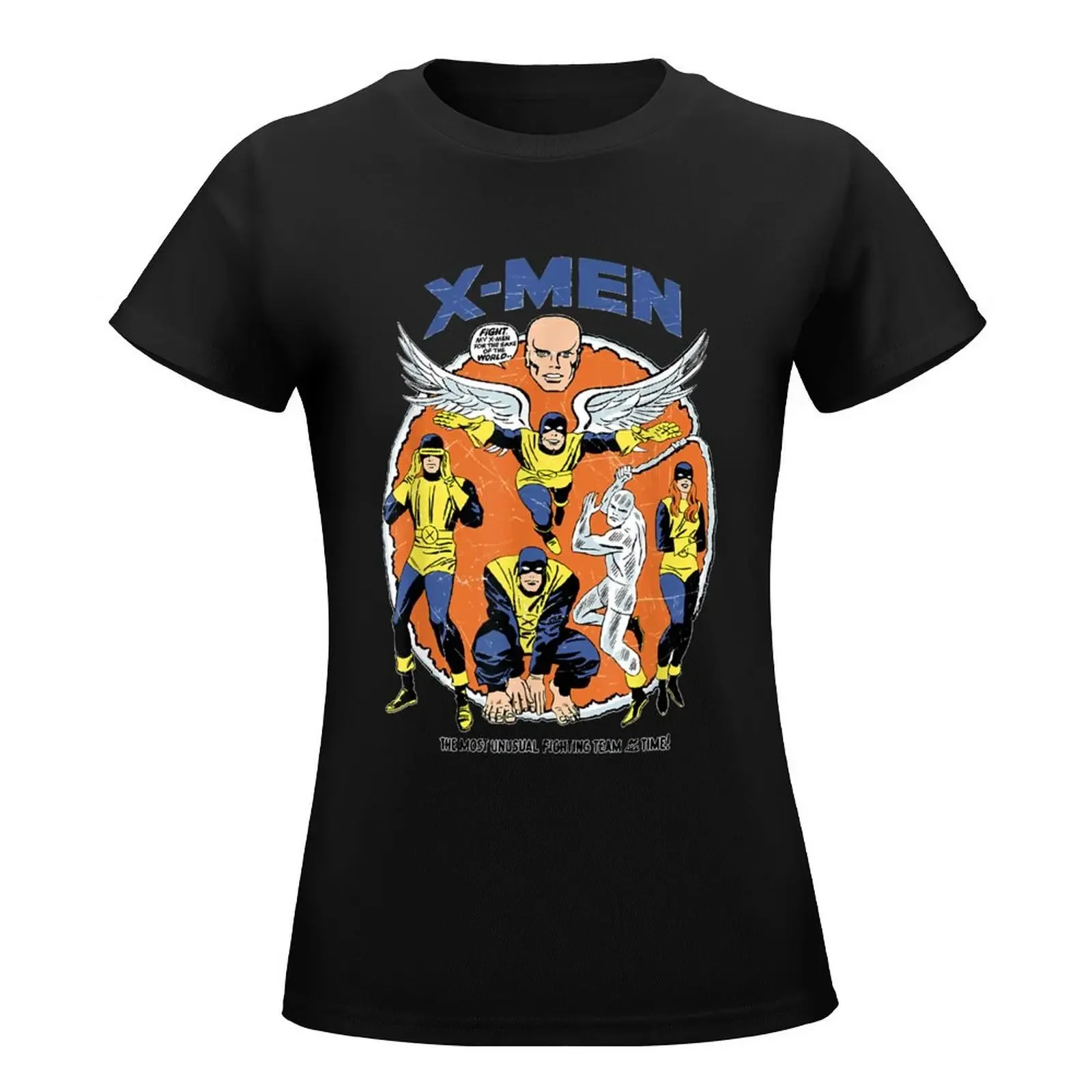 Original S Men Classic Retro Comic T-Shirt Blouse Short sleeve tee tshirts woman