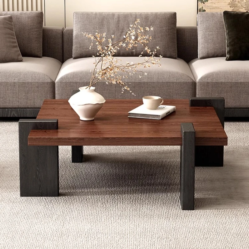 طاولة قهوة خشبية فاخرة ريفية فريدة من نوعها ذكية وفريدة من نوعها طاولة قهوة فاخرة لتوفير المساحة أثاث غرفة المعيشة