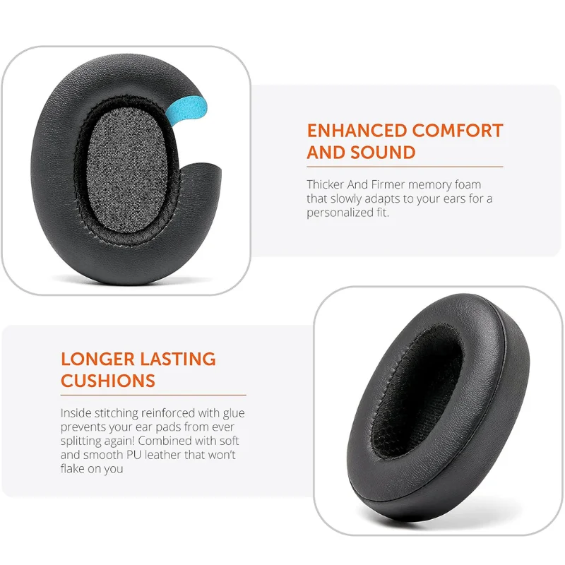 Ersatz-Ohrpolster für Skullcandy Crusher Evo Stirnband-Abdeckung, Skullcandy Crusher Wireless/Evo/ANC Hesh 3/EVO/ANC – Detail 4
