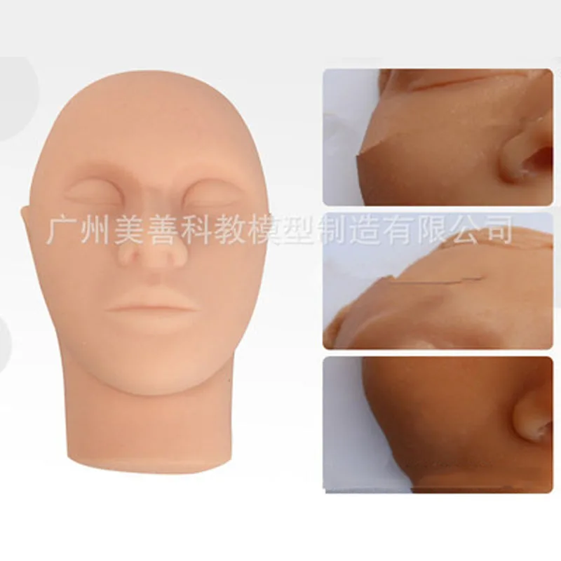 

Simulation software head mold micro-shaping training props silicone mannequin head injection stitching face