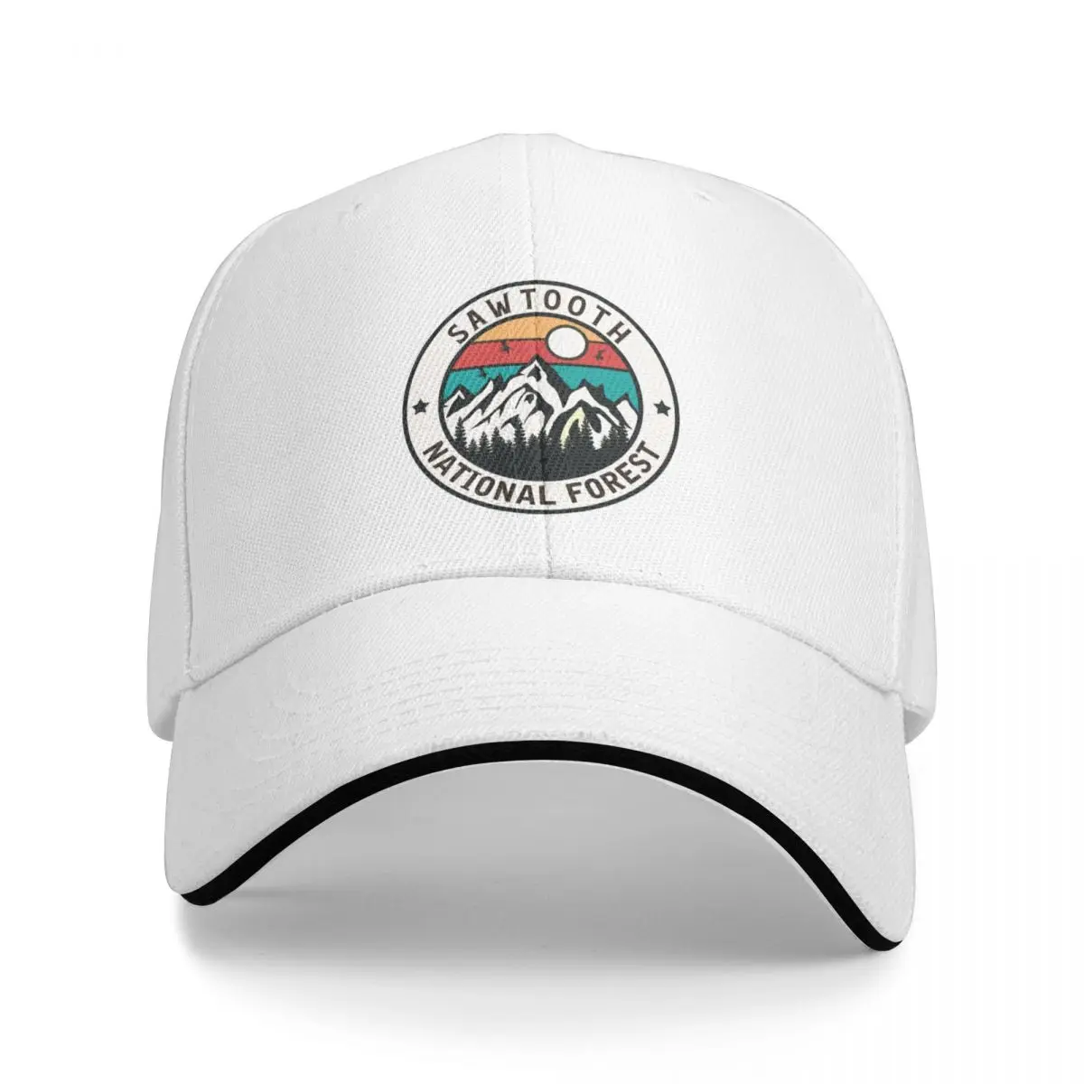 Sawtooth national forest Baseball Cap Hat Baseball Cap Golf Wear Luxury Hat Women Caps Men's