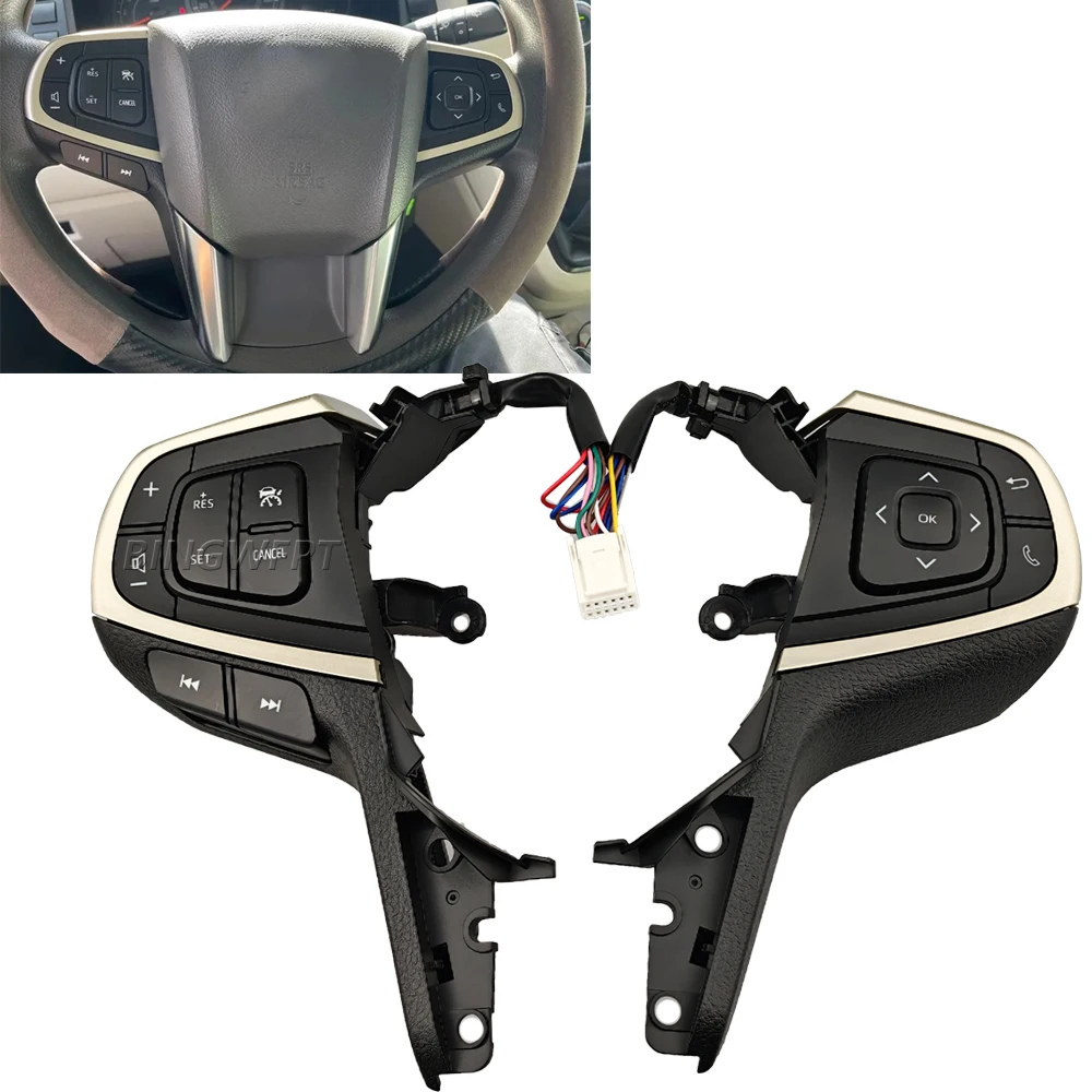 

Upgrades Cruise Control For Toyota Hiace 2019-2024 Accessories High Configuration of Multi-function Steering Wheel Switch