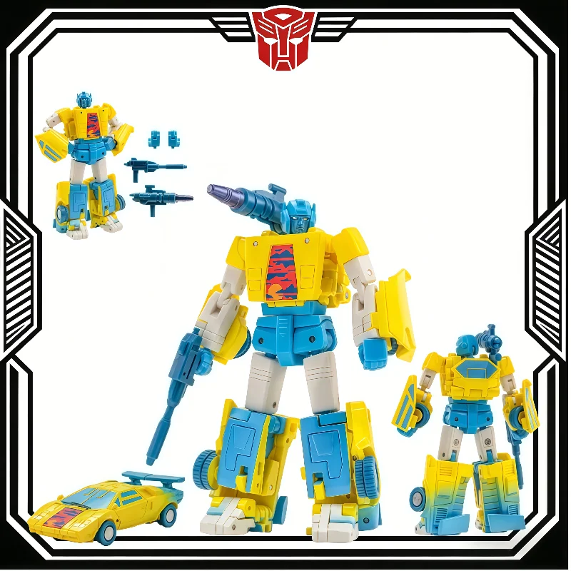 

В наличии Newage NA H71V Дик (Сайдсвайп) G2 Желтый / Sunset Glow Legends Scale Transformable Figure Anime Cartoon garage kit