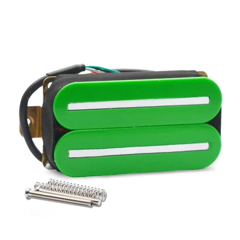 

Electric Guitar Humbucker Guitar Bridge Pickup with 57mm Steel Pole Green