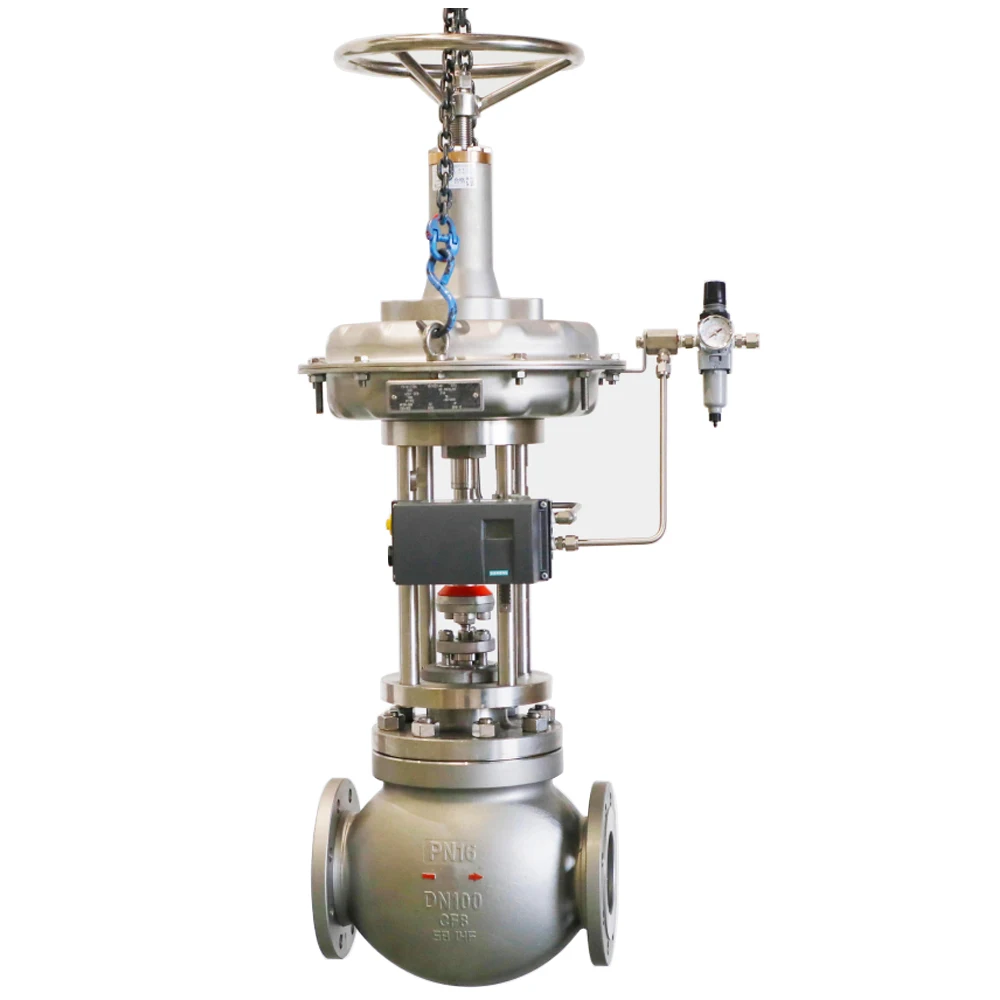 

Professional Automatic Class 150 Pneumatic Actuator Position Ste am Regulator Pressure Control Valve Stainless Steel Globe Valve