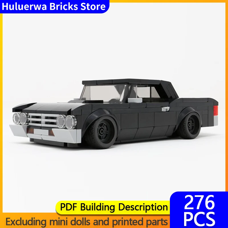 

Speed Racing Car Model MOC Building Bricks Chevelle SS American Muscle Car Modular Technology Children Holiday Gifts Toys Suit