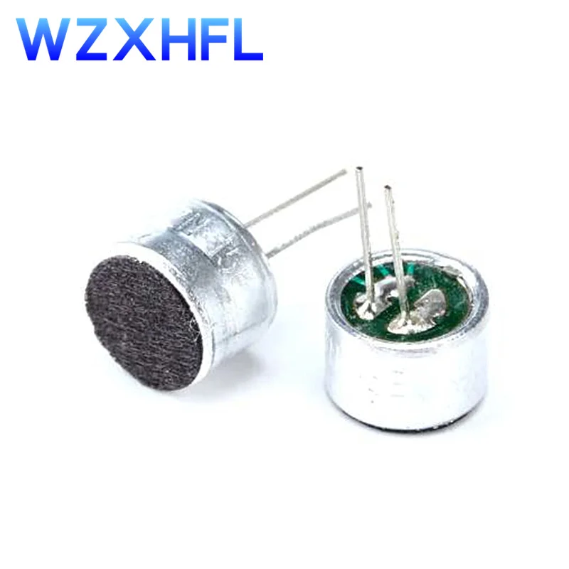 Microphone Müntret avec prise à 2 broches, 9x7mm, 9767, 10 pièces