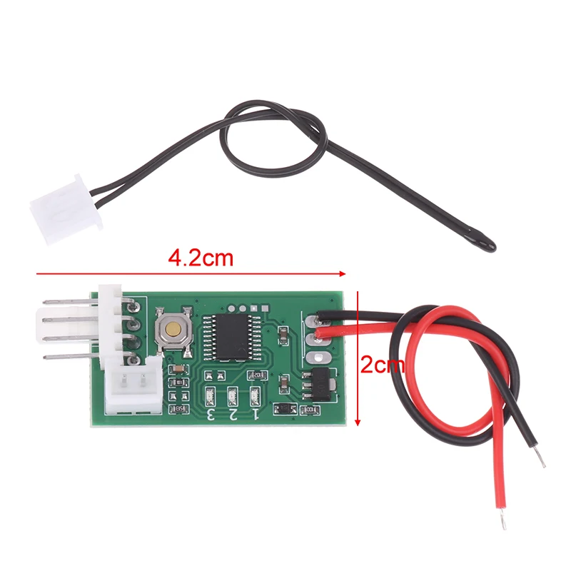 1/3/5pcs DC12V PWM Controller Fan Speed Governor Equipped With Temperature Probe For Computer Case Fan Control