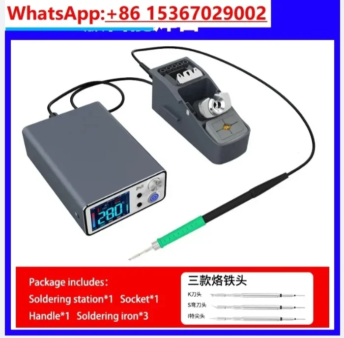 JCID AIXUN T3B Intelligent Soldering Station With T115/T210 Series Handle Welding Iron Tips Electric For SMD BGA Repair