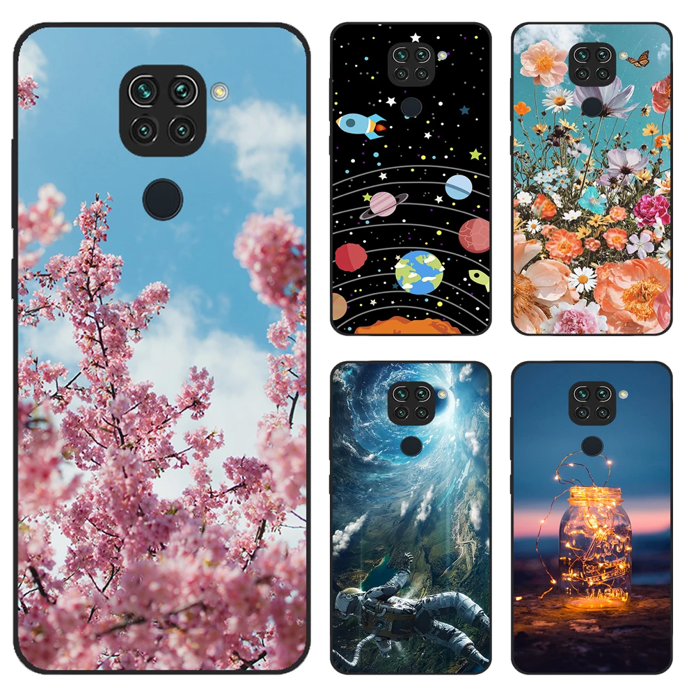 Phone Case For Xiaomi Redmi Note 9 Case 6.53'' Soft Silicone TPU Back Cover for Xiaomi Redmi Note 9 Note9 Case Coque Fundas Para