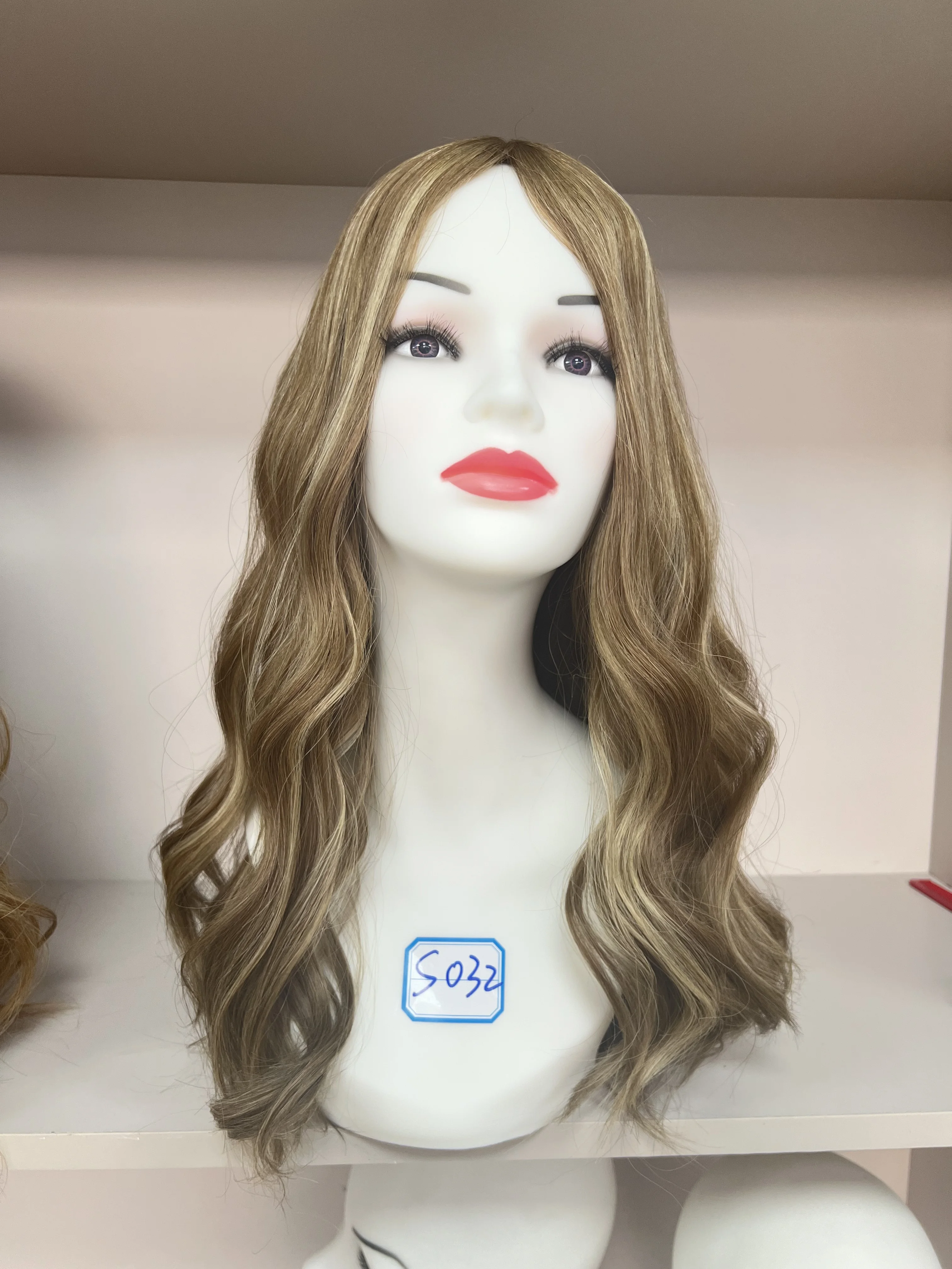 Kosher Wigs European hair Blond Color and Deep  roots TsingTaowigs Human Hair Jewish Wig Lace Top For Women Free Shipping