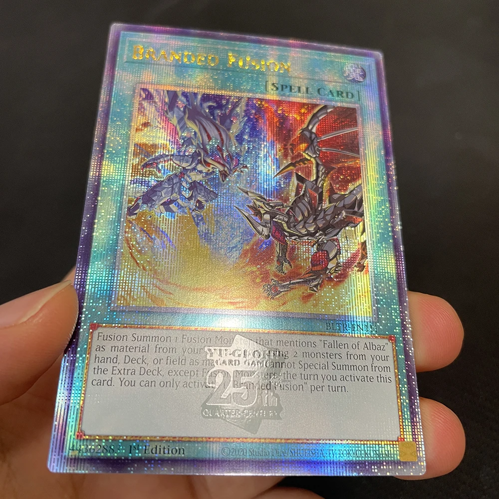 YuGiOh! Foil Game Gold Cards 25TH Proxy Gift Collectible  Red-Eyes Dark Dragoon MAGICIANS OF BONDS AND UNITY Called by the Grave