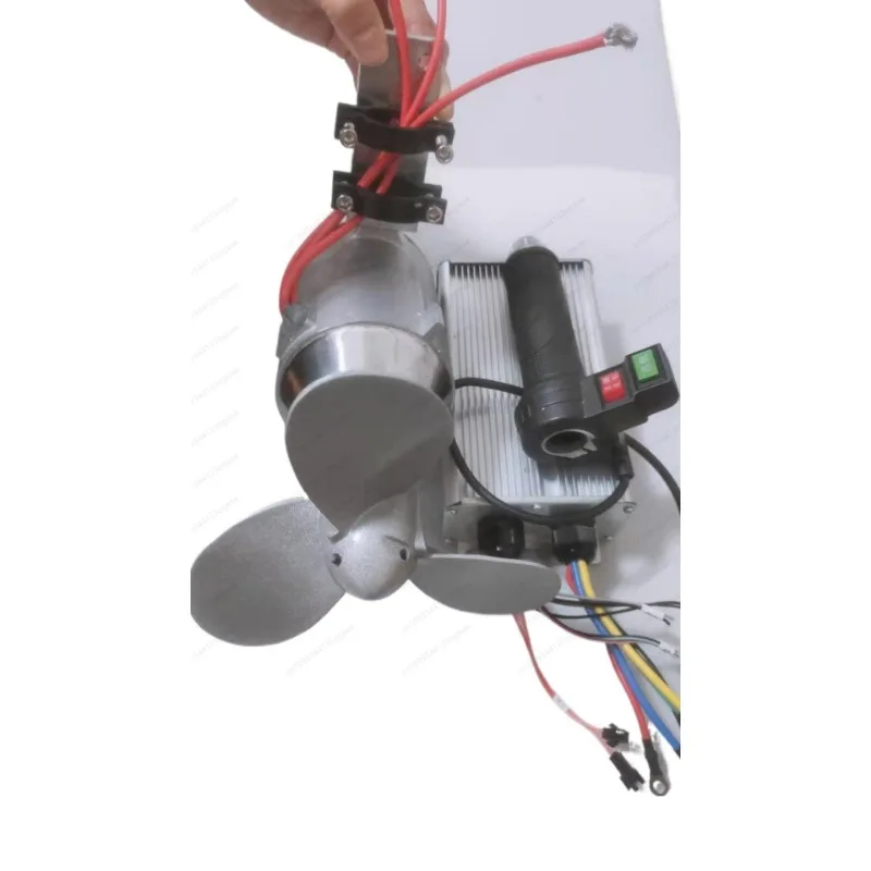 12-36V 1200W Marine Thruster Brushless Motor Thruster Powerful Marine Brushless Underwater Thruster Waterproof Motor Controller