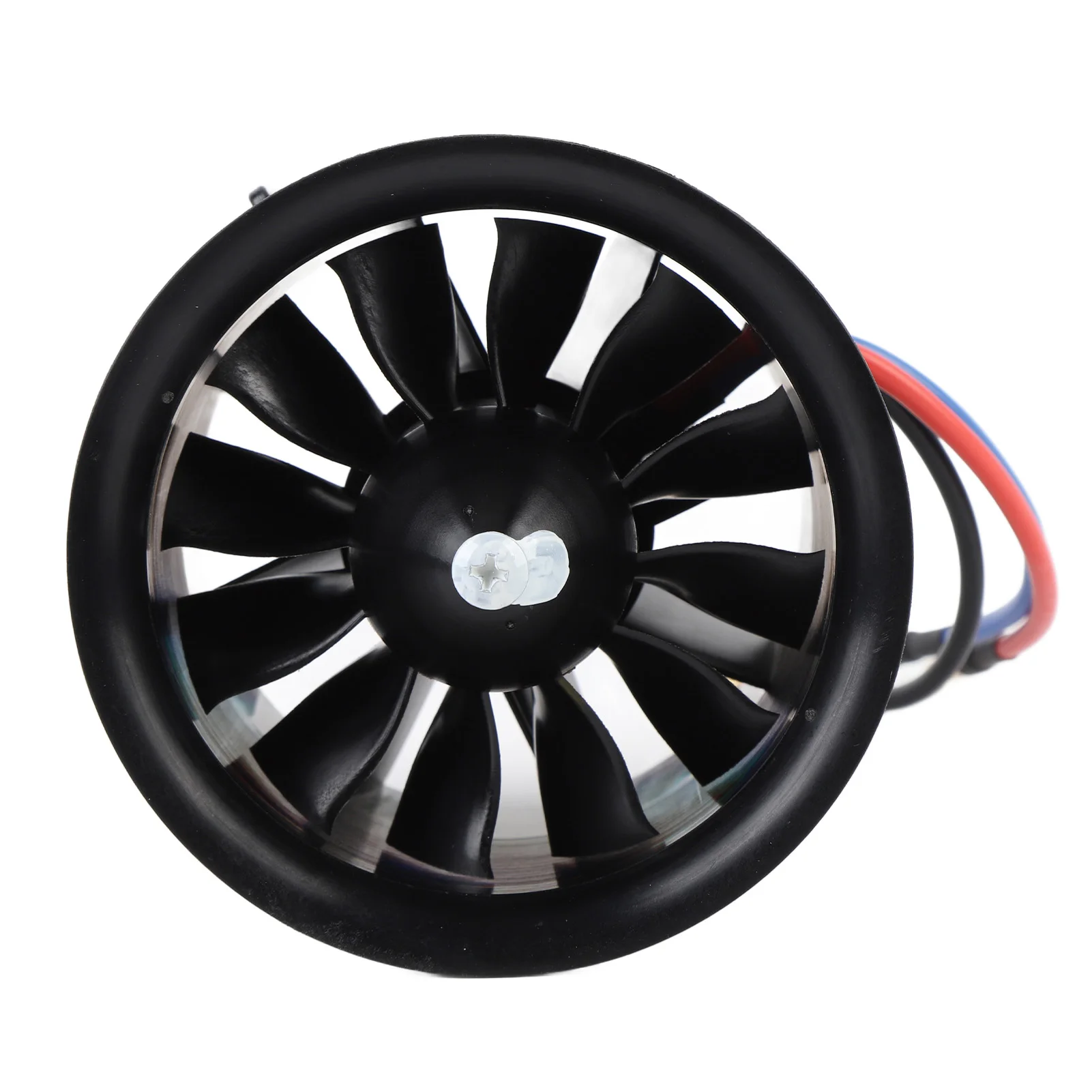 Ventilador canalizado modelo de aeronave de 12 lâminas EDF 80mm Ventilador canalizado Desempenho ideal 119A 25,2V 6S 2000KV Eficiente para avião RC