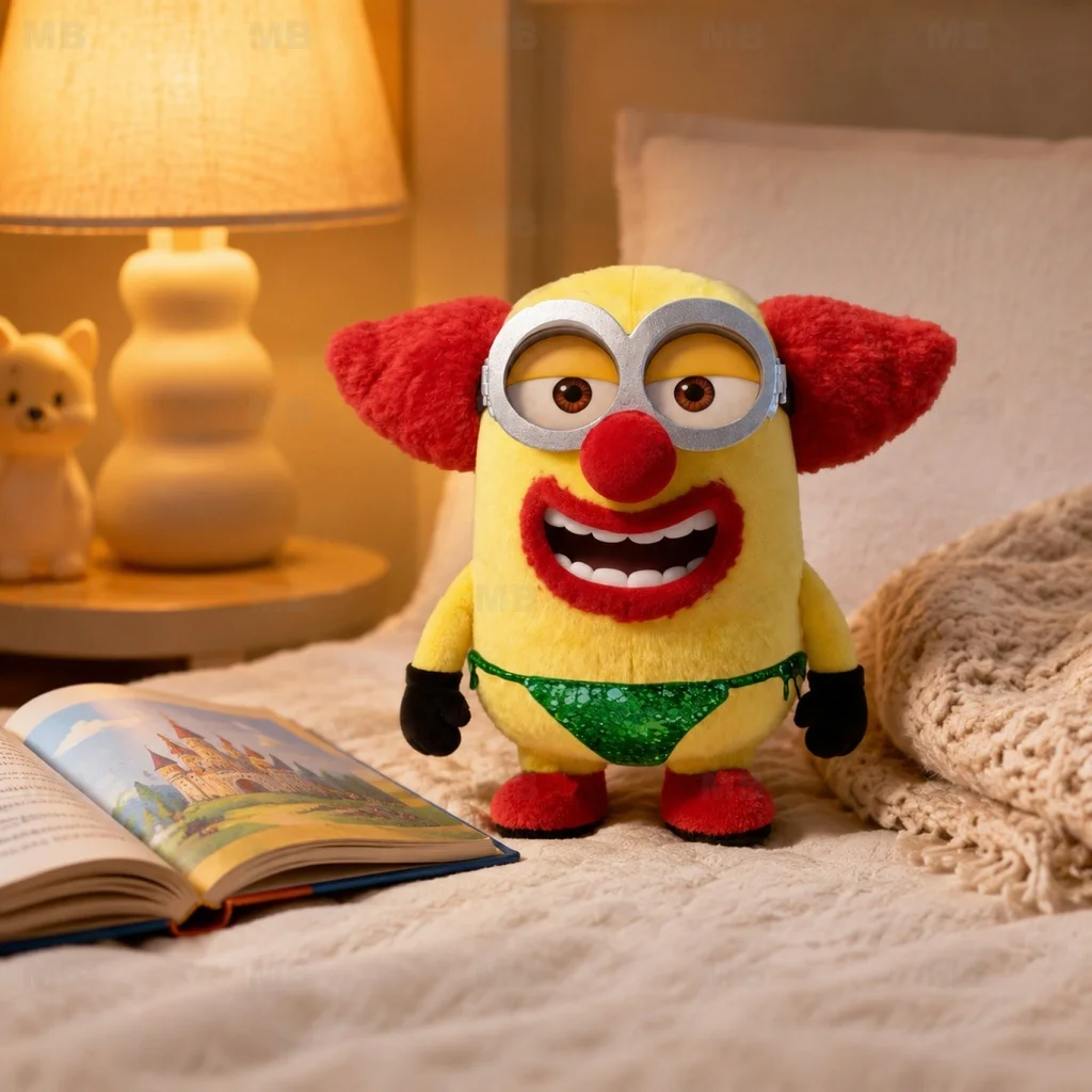 Movie James Henry and Monster Bob Funny Bikini Underwear Doll Stuffed Animal Gag Gift Cute Soft Cartoon Figure Home Desk Decor