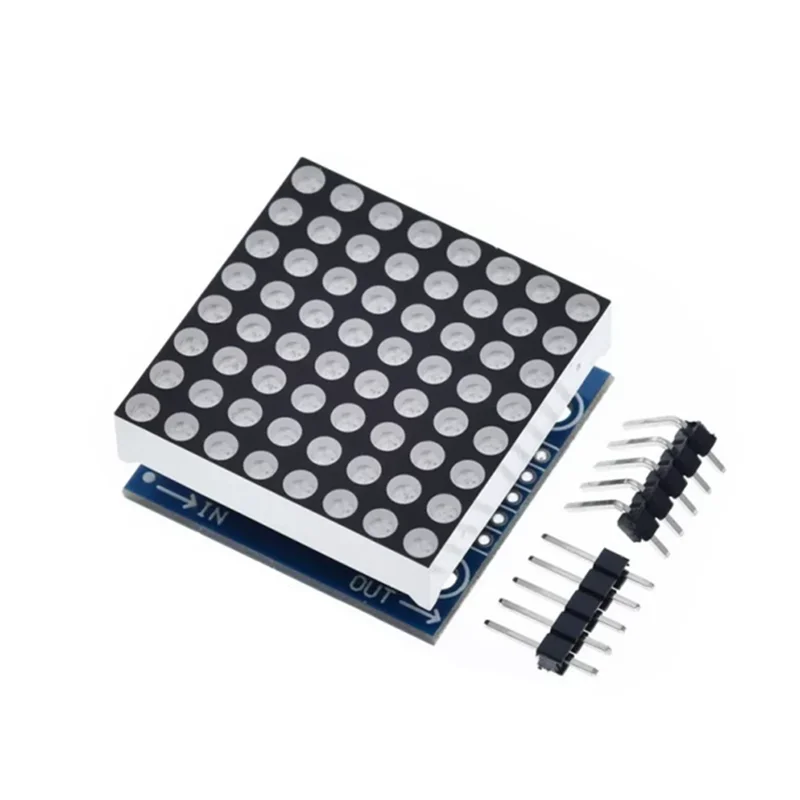 MAX7219 Dot Matrix Module 32x8 4 in 1 LED Display Modules Drive with 5Pin Wires for Arduino Raspberry Pi