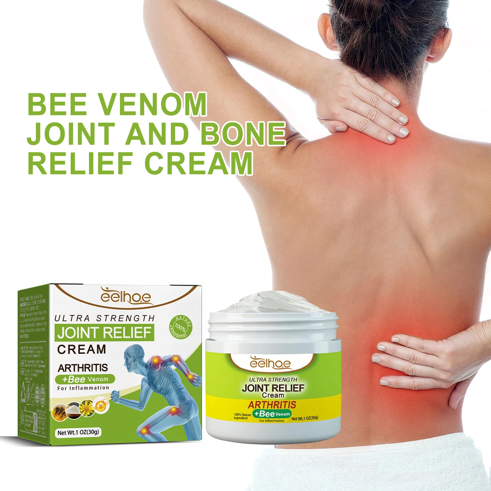 Bee Venoms Joint And Cream Soothing Provides For Neck Waist Back Hand Feet And Leg Health Body Care Tools Joint Relief Cream