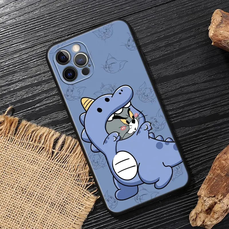 Case For iPhone 17 16 15 14 13 12 11 Pro Max Plus Back Cover J-Jerrys Mouse T-Toms Cat For iPhone 17 Pro 17E Air 16e Soft Funda view 6