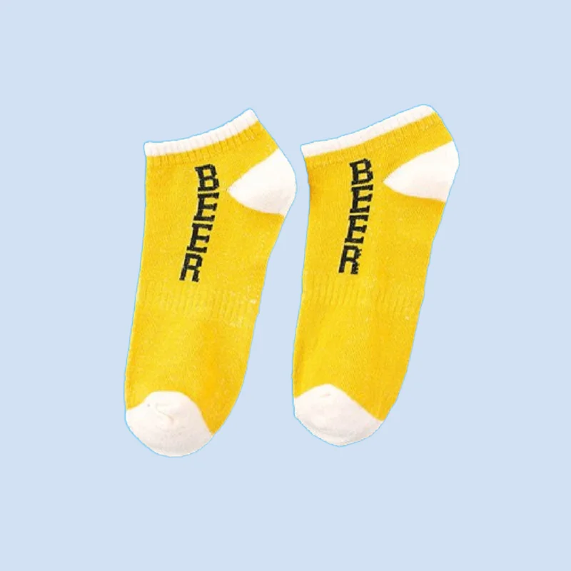 5/10 Pairs Spring and Autumn New Sports Leisure Men's Socks Letter Style Short Socks Shallow Mouth Short Running New Men's Socks