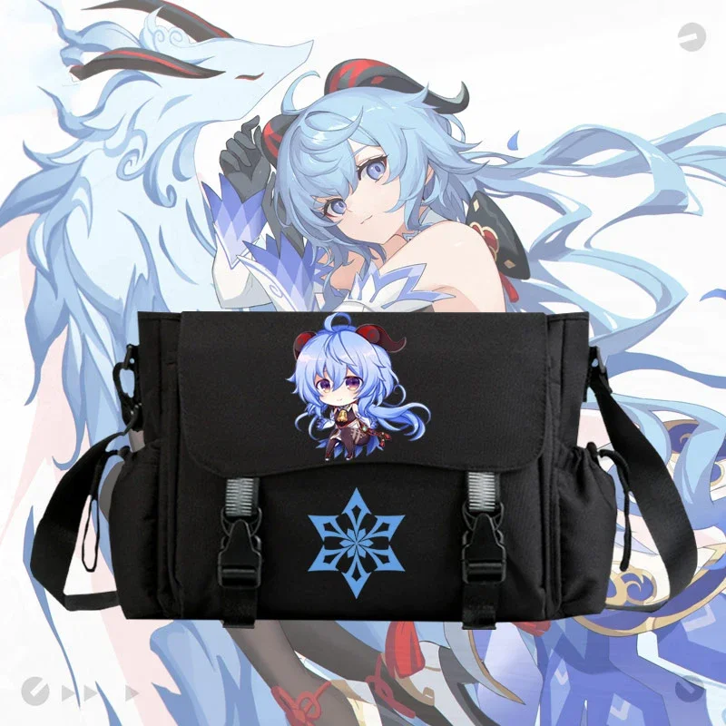 

Аниме игра GS Impact Ganyu Yae Miko Xiao Lumine Kamisato Ayaka унисекс с принтом модный простой конверт сумка на одно плечо подарок