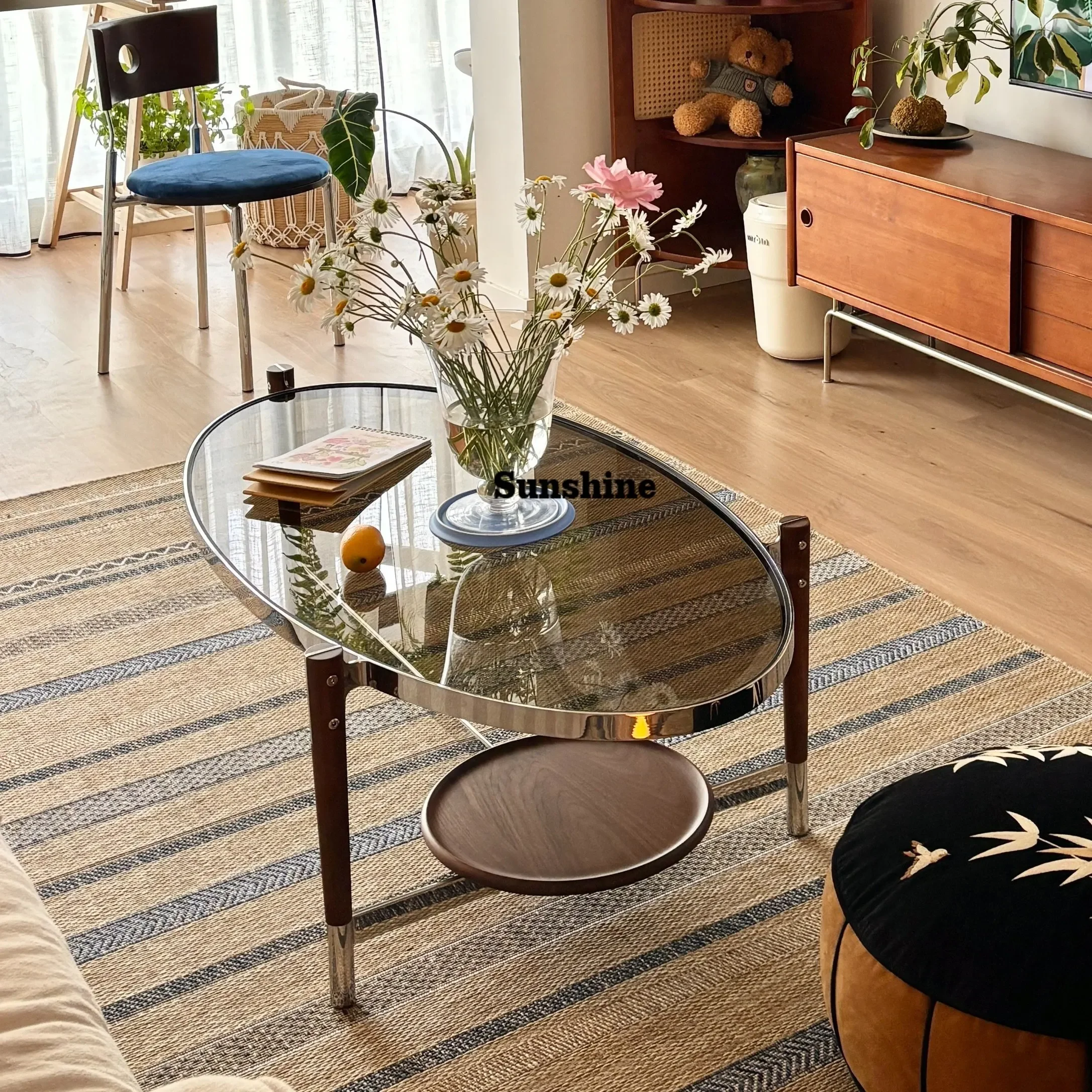 Writing Space Saving Coffee Table Moving Minimalist Unique Aesthetic Coffee Table Standing Industrial Couchtisch Home Furniture