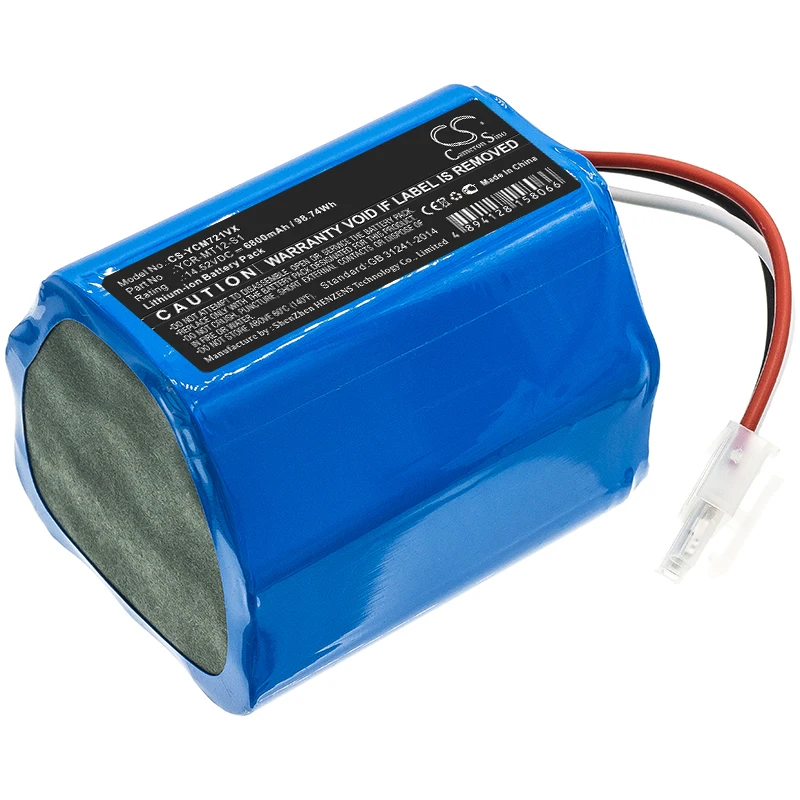 CS Replacement Battery for ICLEBO,Miele Omega,O5,YCR-M07-20W,XIC013 PN:YCR-MT12-S1,YCR-M07-20W 6800mAh / 98.74Wh