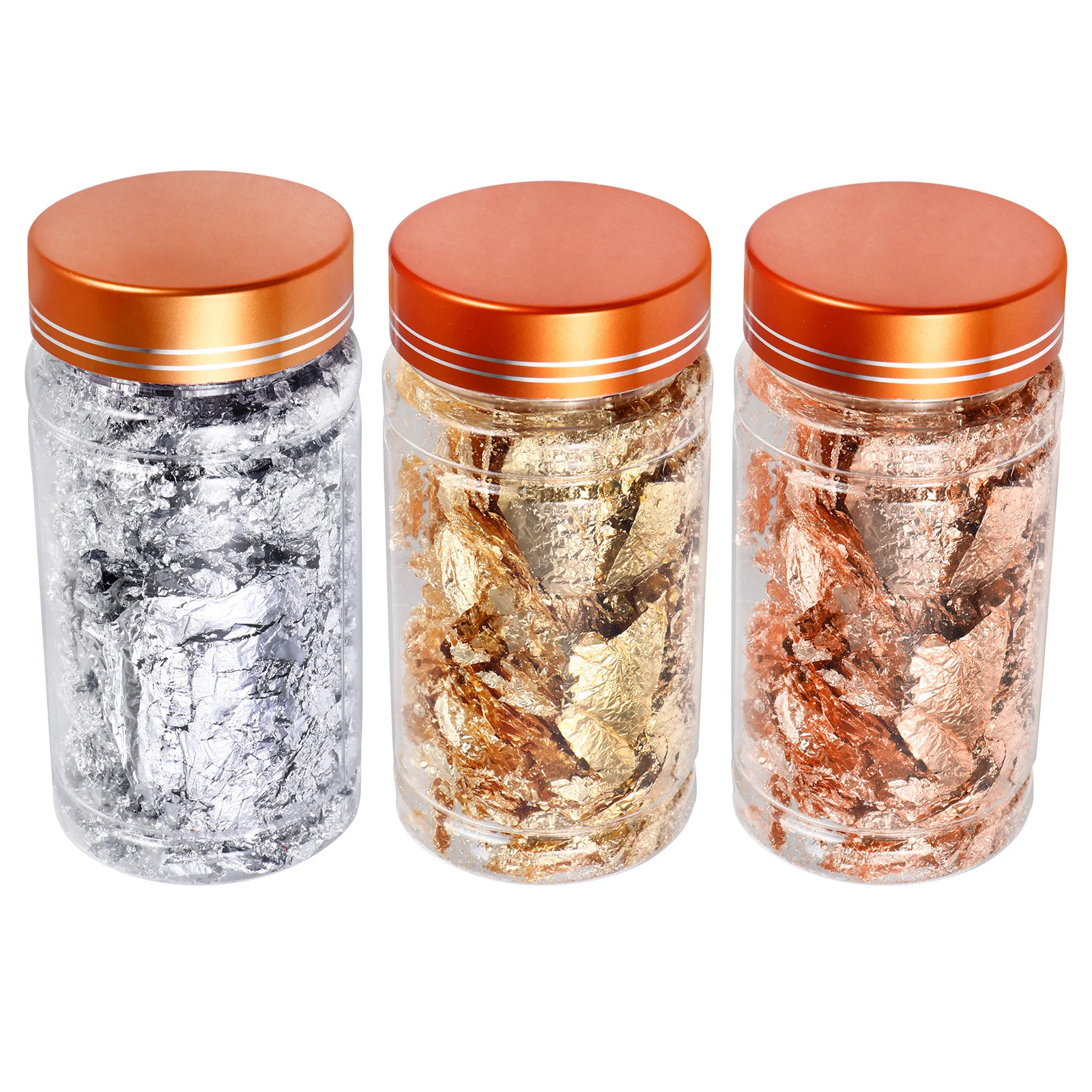 3Pcs Shiny Tin Foil Nail Art Decoration Stickers Women Nail Art Decals for Christmas Halloween DIY Manicures Decoration