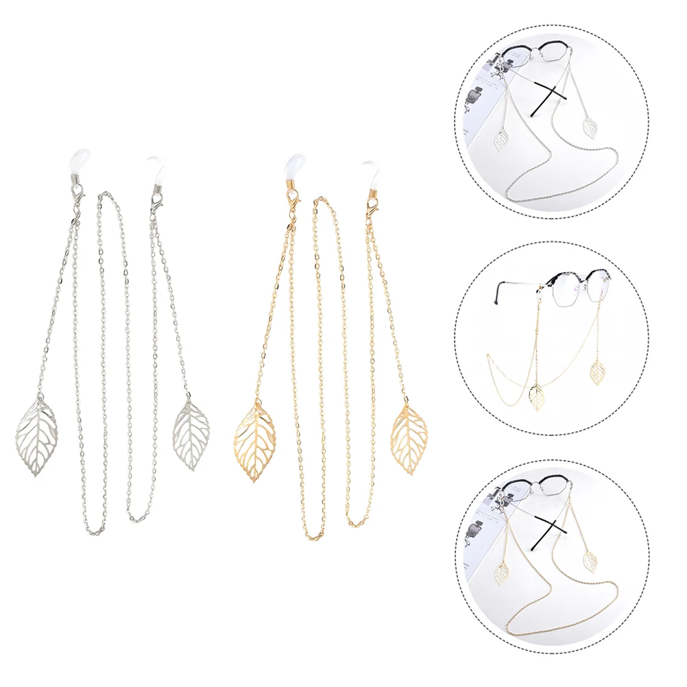 

Metal Chain Eyeglasses Chains Lightweight Portable Smooth Surface Decorative Chains Mask Lanyard Silver Alloy Glasses