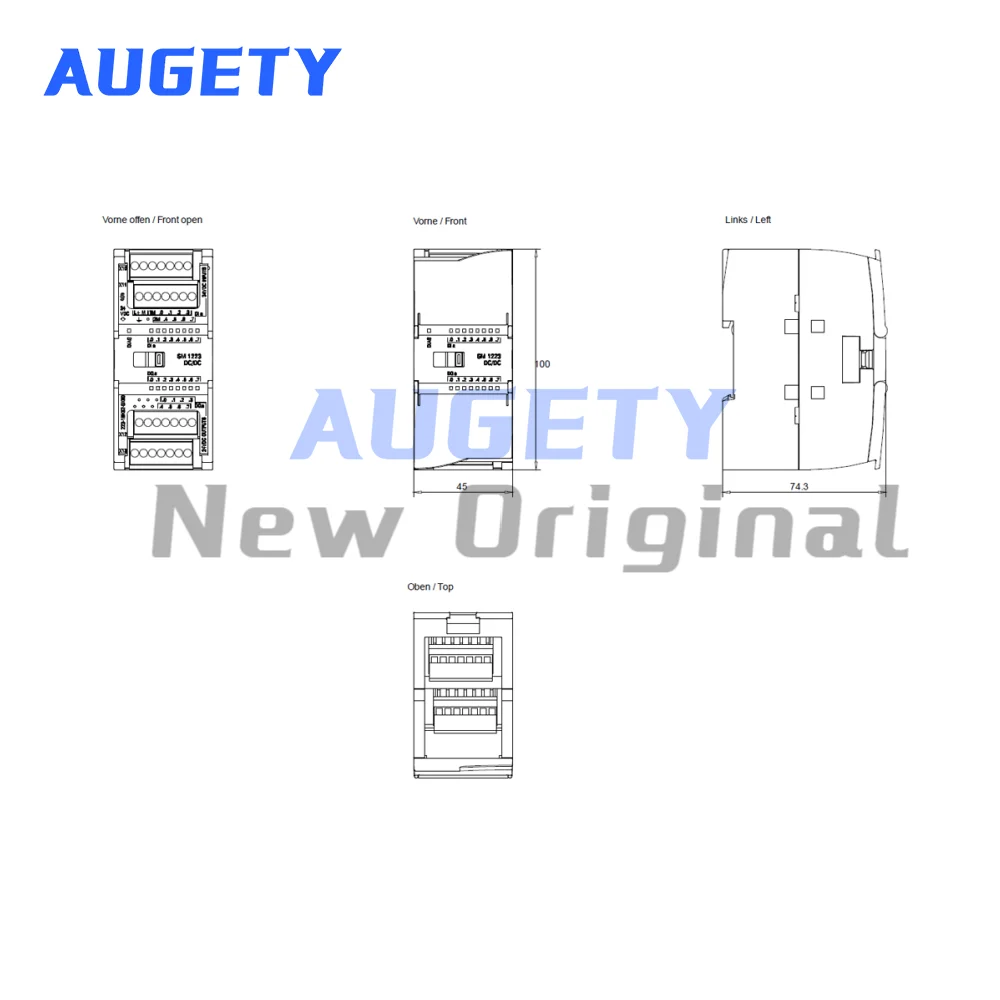 6ES7231-4HF32-0XB0 6ES72314HF320XB0 Brand New Original Para Siemens SIMATIC S7-1200