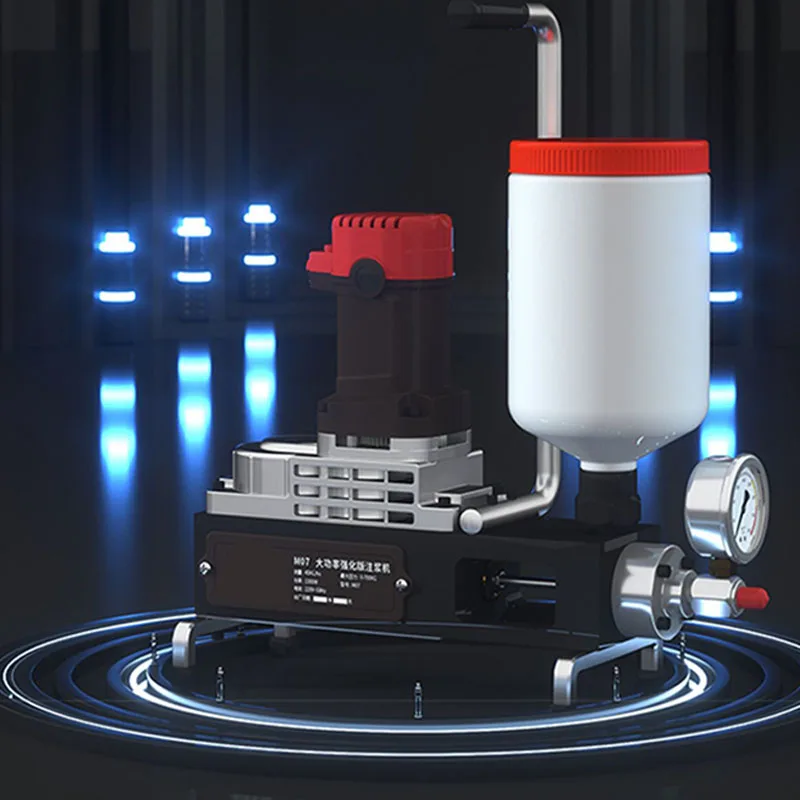 Imagem -03 - Prova Impermeável Água Rebocando Máquina o Rebocando Máquina de Cola Epoxy Resina Vazamento Armadilha Injeção Máquina Ligar Máquina Elétrica de Alta Pressã à